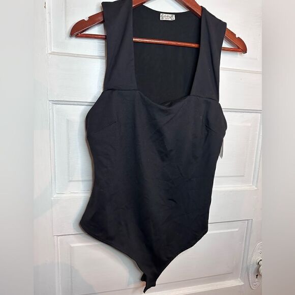 NWTs Free People She So Sleek Square Neck Bodysuit Size Large - Picture 8 of 8